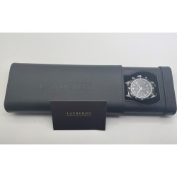 Montre Chronographe Landeron TRI-COMPAX à remontage manuel Saphir Etanche 10 ATM