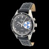 Montre Chronographe Landeron YACHTING PILOTE Mécanique Bracelet Cuir