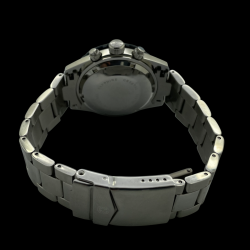 Montre Chronographe Landeron YACHTING Verre Saphir Mécanique Bracelet Acier