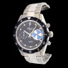 Montre Chronographe Landeron YACHTING Verre Saphir Mécanique Bracelet Acier