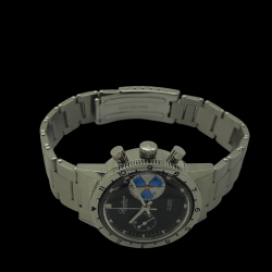 Montre Chronographe Landeron Yachting Type 20 Mécanique Bracelet Acier