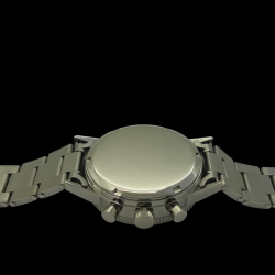 Montre Chronographe Landeron Yachting Type 20 Mécanique Bracelet Acier