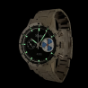 Montre Chronographe Landeron Yachting Type 20 Mécanique Bracelet Acier