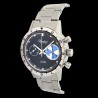 Montre Chronographe Landeron Yachting Type 20 Mécanique Bracelet Acier