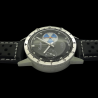 Montre Chronographe Landeron Yachting Type 20 Mécanique Bracelet Cuir