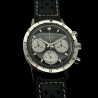 Montre Chronographe Landeron TYPE 20 PANDA TRICOMPAX MECANIQUE Bracelet Cuir