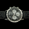 Montre Chronographe Landeron TYPE 20 PANDA TRICOMPAX MECANIQUE Bracelet Cuir