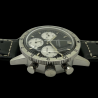 Montre Chronographe Landeron TYPE 20 PANDA TRICOMPAX MECANIQUE Bracelet Cuir