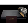 Montre Chronographe Landeron TYPE 20 PANDA TRICOMPAX MECANIQUE Bracelet Cuir